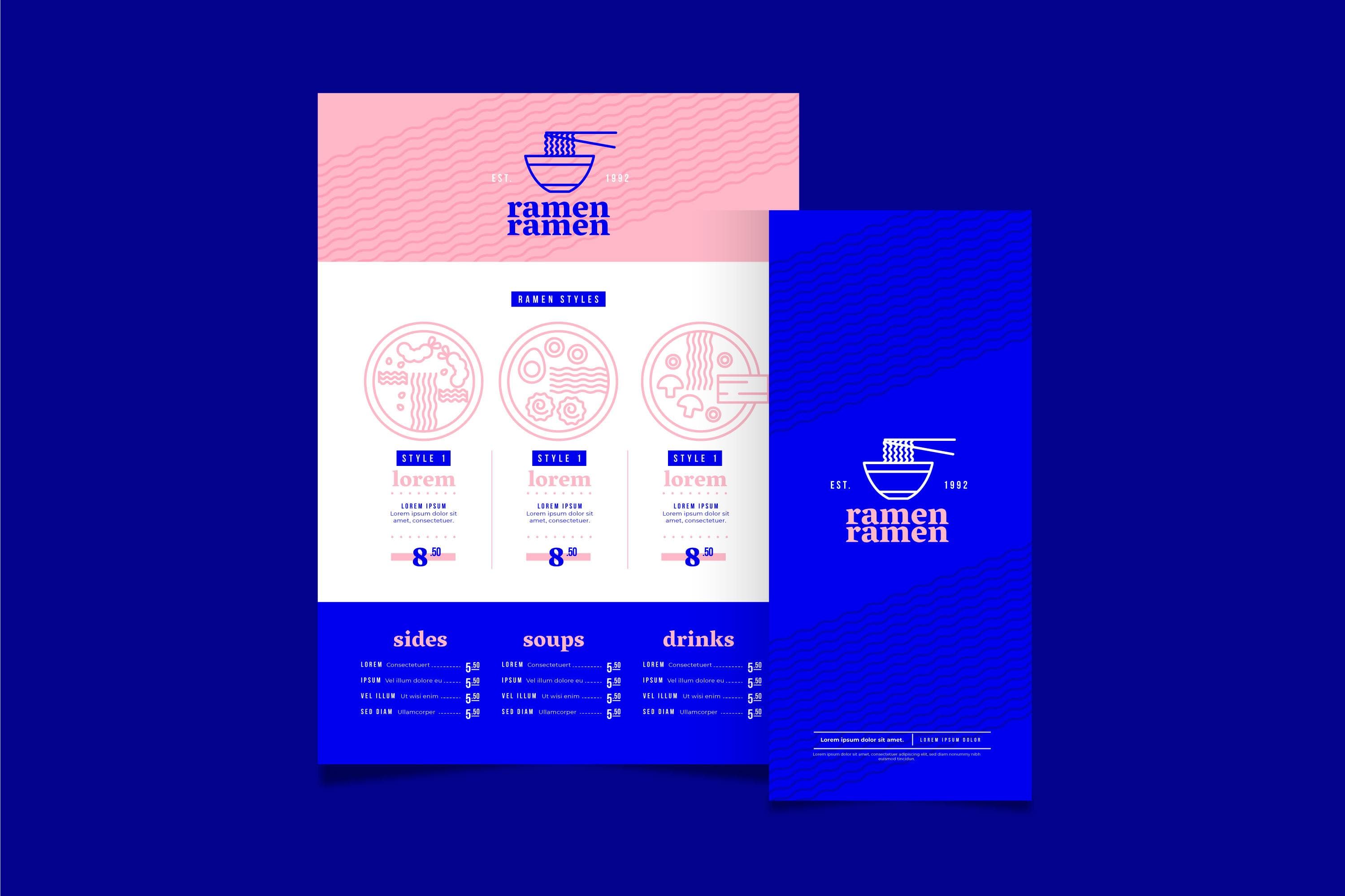 Menu Content Creation